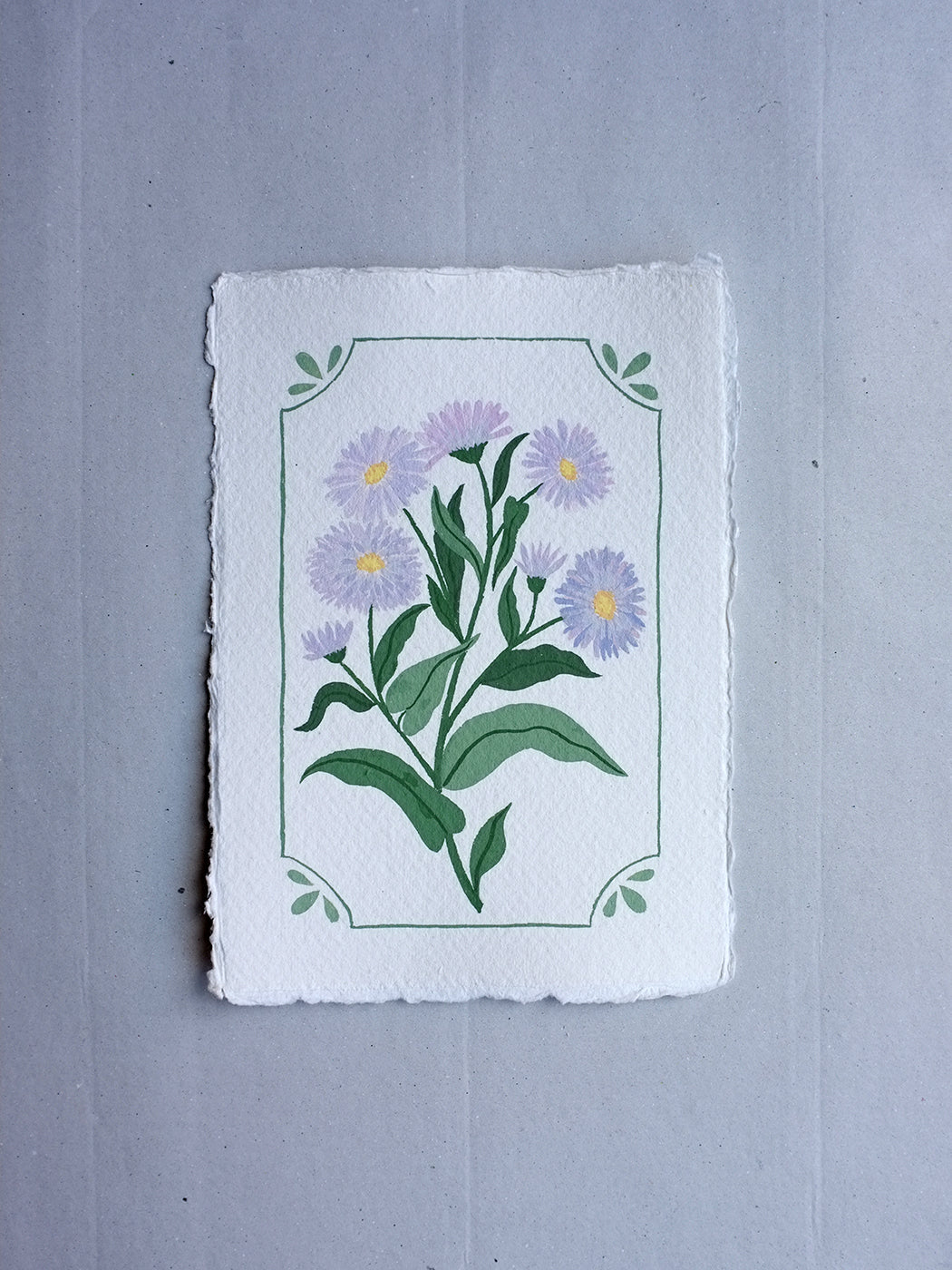 Origineel werk: Aster - geboortebloem september