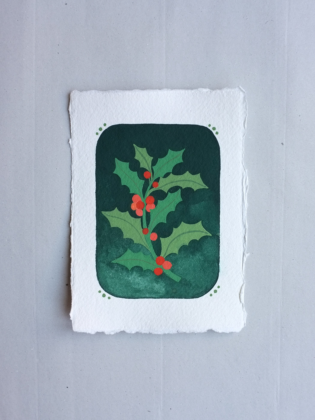 Origineel werk: Hulst - geboortebloem december