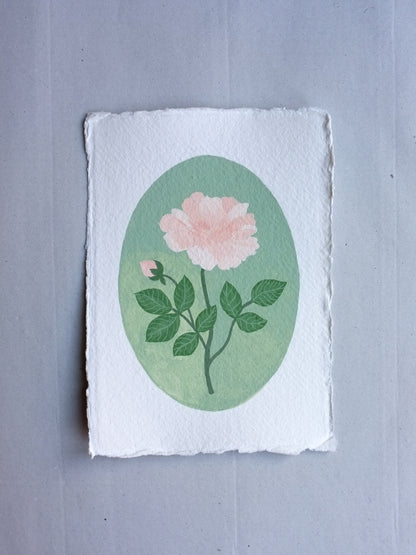 Origineel werk: Roos - geboortebloem juni